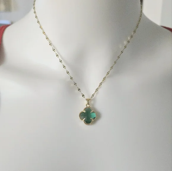 Luxury Style Set 18K gold plated Stainless steel earrings/ necklace Intensity - Picture 8 of 8